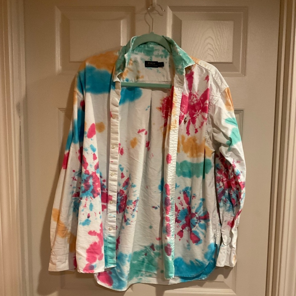 Ralph Lauren Multicolor Tie-Dye Shirt